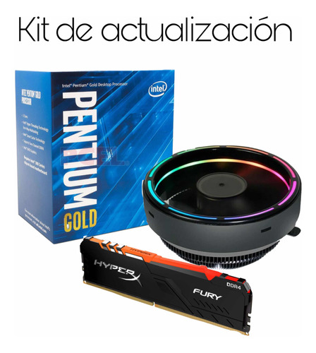 Kit De Actualización Pc Gamer Ram + Procesador + Cooler Rgb