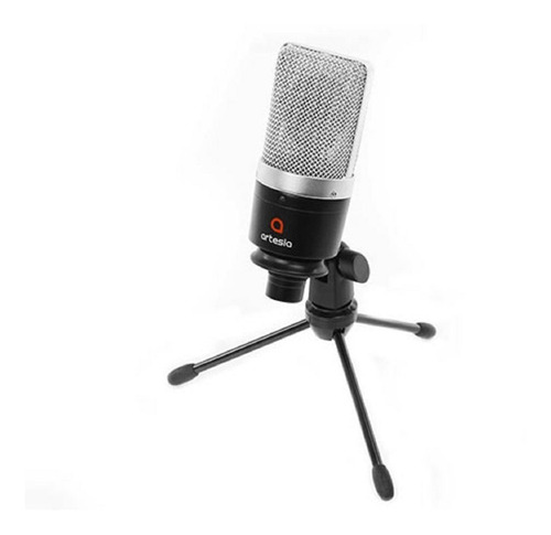Microfono Condenser Artesia Amc10 Estudio Con Accesorios 