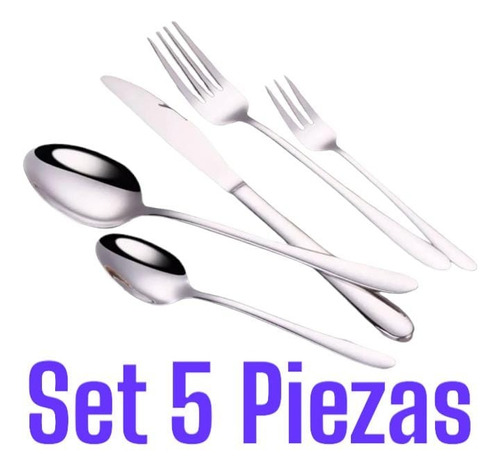 Set De Cubiertos De 5 Piezas 