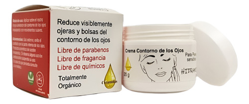 Hidramida Crema Contorno De Ojos Para Piel Muy Sensible 20gr Momento De Aplicación Día/noche