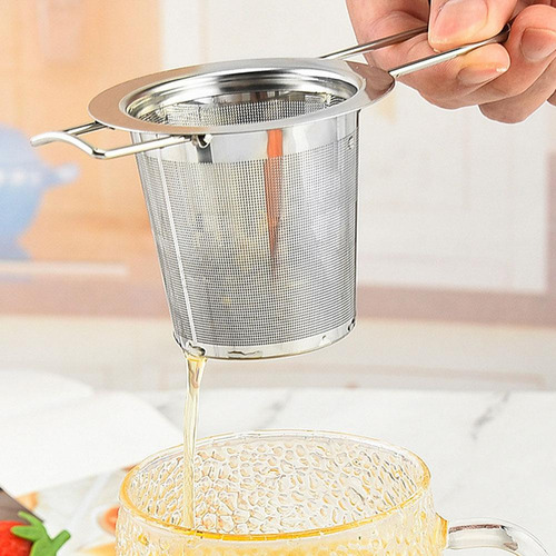 Colador De Té De Acero Inoxidable Reutilizable Para Escurrir