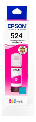 Botella De Tinta Epson T524 Magenta