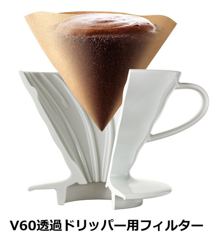 Cafetera Hario V60 Tamaño 02 Blanco Pour-over Café