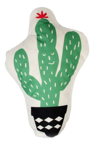 Almohadón Infantil Cactus Relleno Niños Bebes Deco