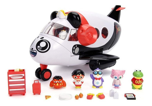 Ryan's World Combo Panda's Airlines Aerolínea Avión Panda