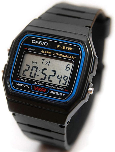 Relógio Esportivo Casual Casio F91w-1