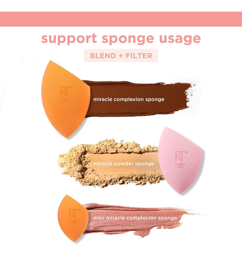 Real Techniques Ultimate Makeup Sponge Blending And Setti...