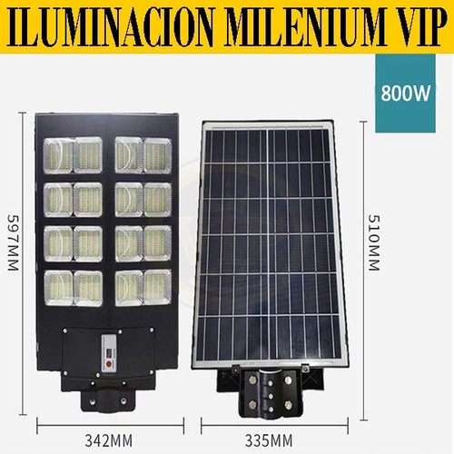 Lampara Led Solar 200w 300w 400w 500w 600w 800w 1000w 1600w