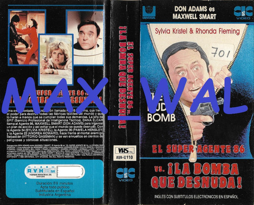 El Superagente 86 La Bomba Que Desnuda Vhs Don Adams