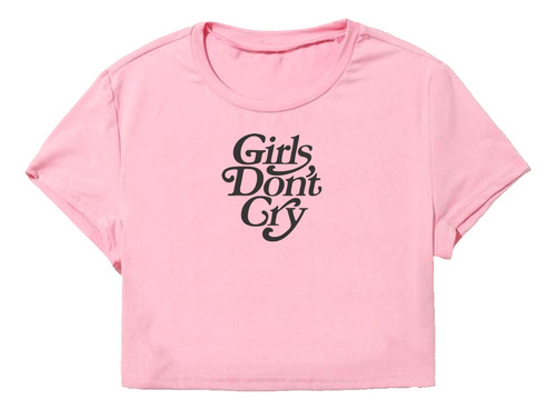 Remera Girls Dont Cry Pupera Coquette Aesthetic Pink Cute 