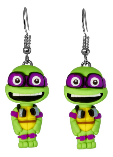 Aretes De Tortugas Ninja - Donatello