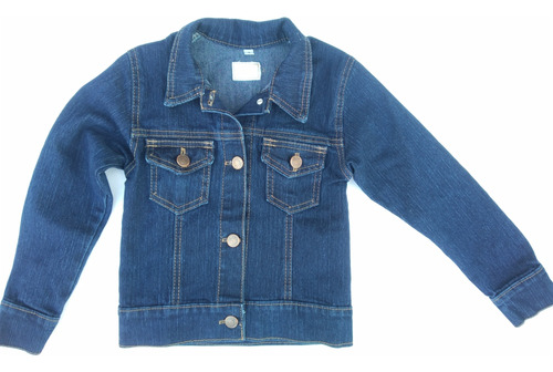 Campera Tiki Jeans Niña Infantil Azul Oscuro 