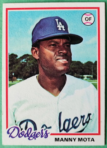 Manny Mota,1.978 Topps, Los Angeles Dodgers 
