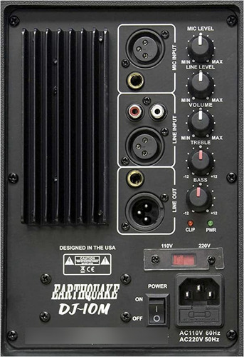 Imagen 4 de 7 de Earthquake Sound Dj-10m Powered 10 Pulgadas 2-way Monitor/a.