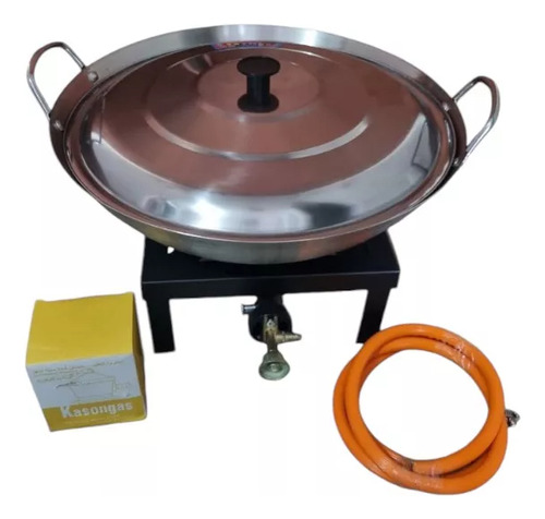 Disco De Cocimiento 45cm Con Tapa Regulador Y Fogón