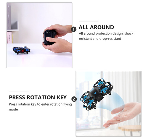 Drone Quadcopter Hold Con Luz De Navegación