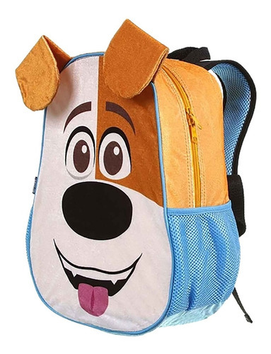 Mochila Infantil G Escolar Creche Costas Pets Max Dermiwill