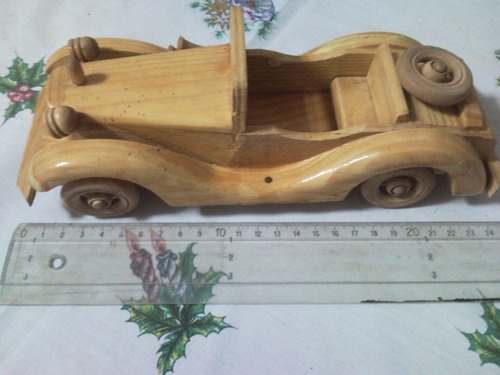 Carrito Artesanal Elaborado En Madera De Pino