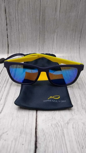 Lentes Azul Y Oro Polarizadas