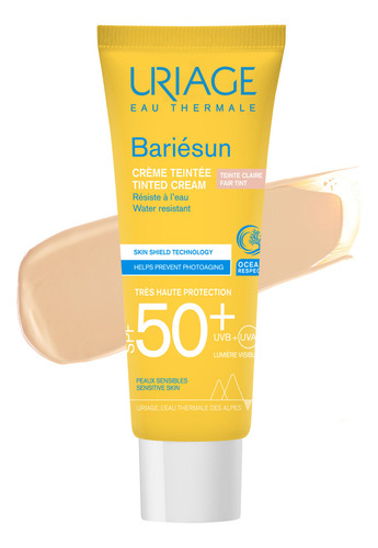 Uriage Bariesun Spf50+ Crema Con Color Tono Claro 50ml