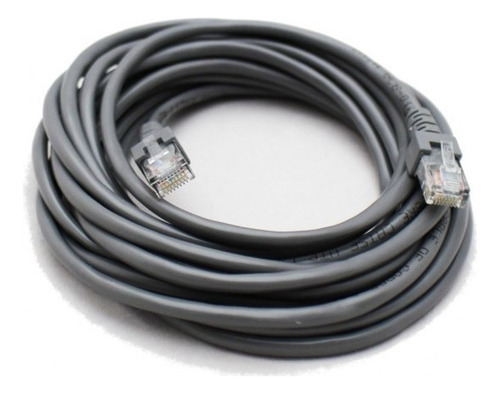 Cable De Red Ghia Cat5e Utp Rj-47 100% Cobre 5mts Color Gris