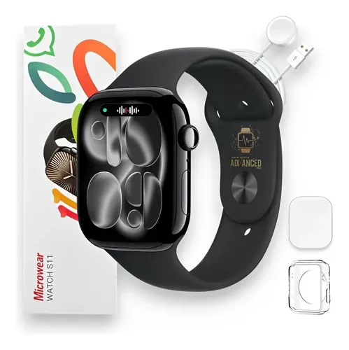 Relógio Smartwatch S11 Series 11 Chatgpt Whatsapp Lançamento Pret...