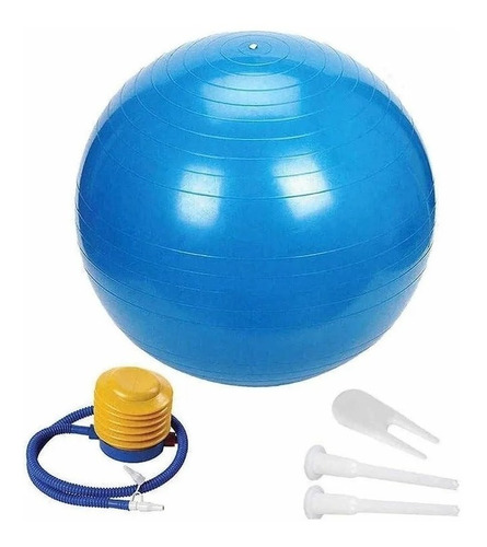Pelota Balón Yoga 55 Cm Pilates Con Inflador Ak.sport