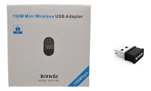 Adaptador Usb Wifi Tenda Velocidad Hasta 150mbps W311mi N150