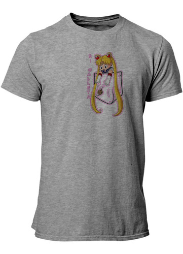 Playera Sailor-moon Serena De Bolsillo