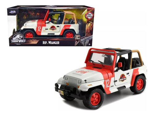 Jeep Wrangler Parque Jurásico - Jurassic World - 1/24 - Jada