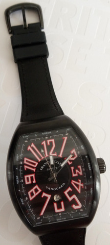 Reloj Francke Mullere Mod. Vanguard Car. Negra