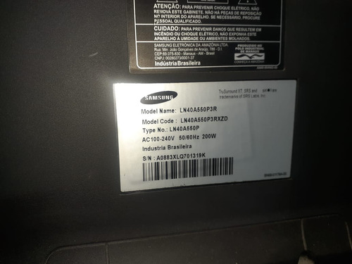 Imagem 2 de 3 de Tv Led Samsung 40 Polegadas