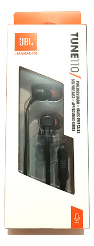 Jbl Auriculares Mano Libres T110 Original