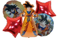Comprar Padrisimo Set De 5 Globos Decoracion Goku Dragon Ball Fiesta