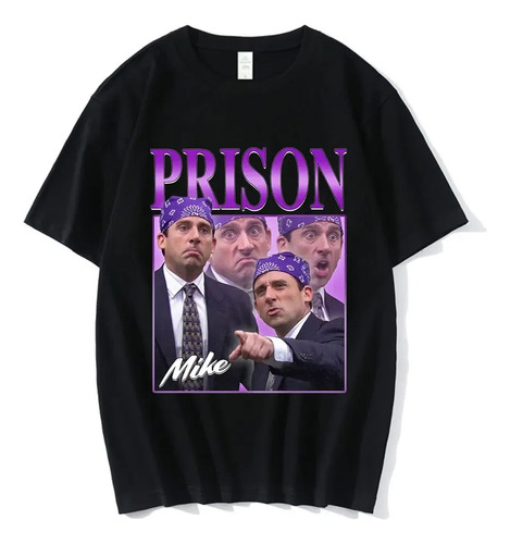 Camiseta De Algodón Con Estampado Gráfico Michael Scott