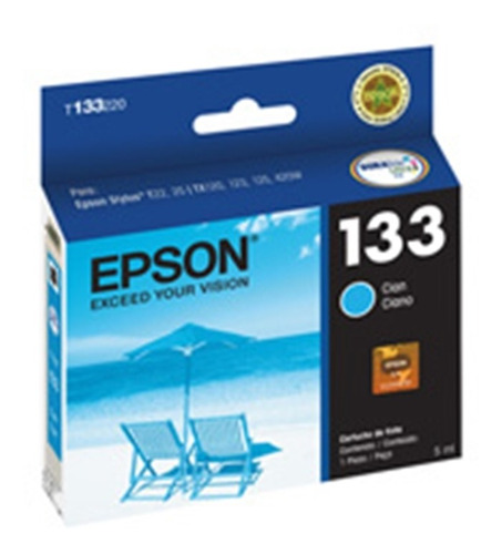 Cartucho De Tinta Epson 133 T133220-al Cyan