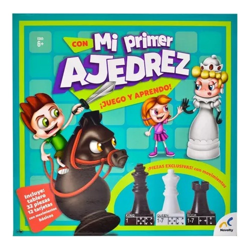 Mi Primer Ajedrez Para Niños, Aprende A Jugar, Novelty