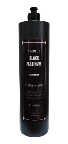 Shampoo Negro Black Platinum Matizador 1000ml El Mejor 3x2