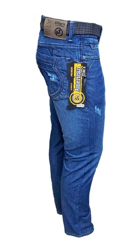 Pantalon Jeans Focalizado Hombre  (28 - 34) - Colores