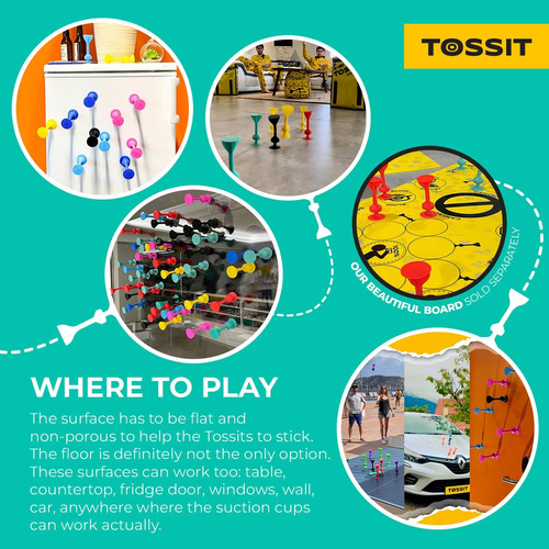 Tossit Juego Dardos Ventosa, Toss Game Perfect