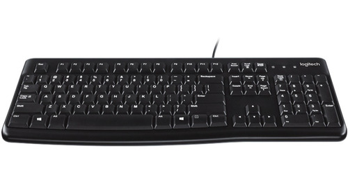 Teclado Usb Logitech K120 Ideal Pc Negro Español Ñ