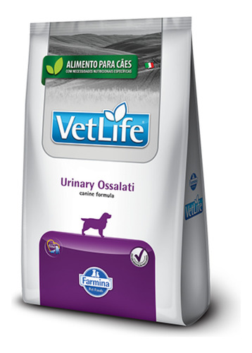 Vet Life Natural Urinary Ossalati Ração Cães Adultos 10,1kg