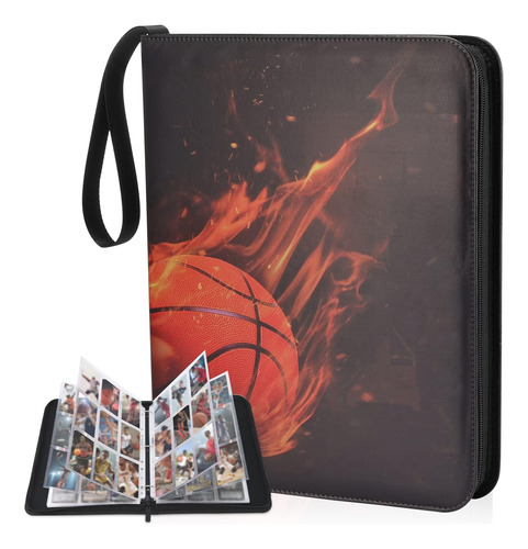 Carpeta De Tarjetas De Baloncesto Con 9 Bolsillos - Portatar