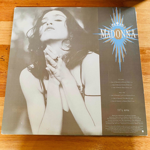 Madonna Vinilo Like A Prayer Promo Usa Finally Enough Love 