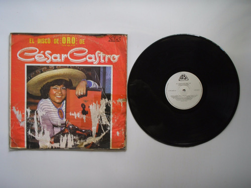 Lp Vinilo Cesar Castro El Disco De Oro Printed Venezuela1970