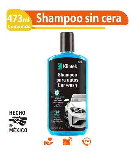 Shampoo Sin Cera Klintek 57084