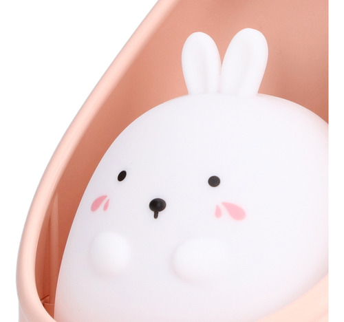 Bonito Diseño De Mascota Led Con Forma De Conejo Blanco Para