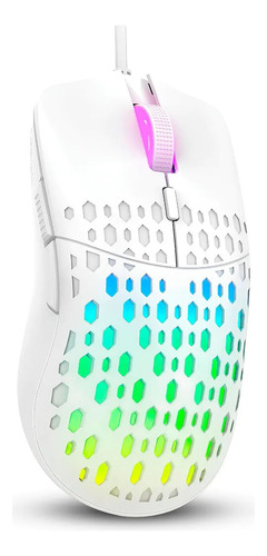 Mouse Gamer Branco Rgb 8000dpi Similar Logitech Rederagon
