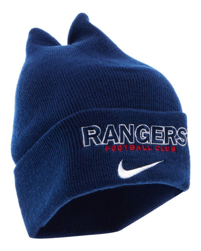 Niño Gorro Nike Del Glasgow Rangers Futbol Escocia Lana