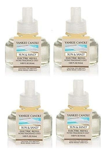Recarga De Enchufe De Fragancia Sun And Sand Pack De 4
